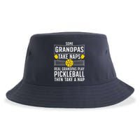 Cool Pickleball Grandpa Paddle Sport Pickleball Player Sustainable Bucket Hat