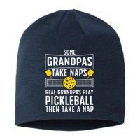 Cool Pickleball Grandpa Paddle Sport Pickleball Player Sustainable Beanie