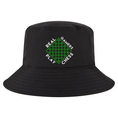 Chess Player Gift Real Gamers Play Chess Cool Comfort Performance Bucket Hat