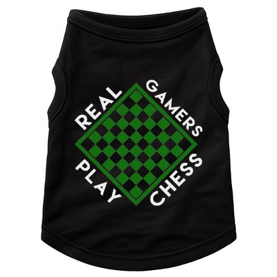 Chess Player Gift Real Gamers Play Chess Doggie Tank
