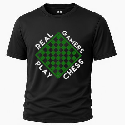 Chess Player Gift Real Gamers Play Chess Performance Shirt