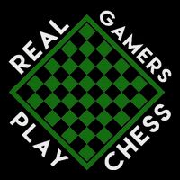 Chess Player Gift Real Gamers Play Chess Drawstring Bag