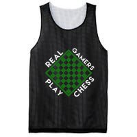 Chess Player Gift Real Gamers Play Chess Mesh Reversible Basketball Jersey Tank