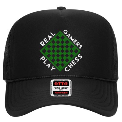Chess Player Gift Real Gamers Play Chess Trucker Hat