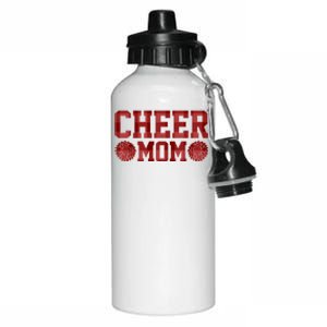 Cheerleader Pompom Graphic For Cheerleader Mom Cheer Mom Gift Aluminum Water Bottle