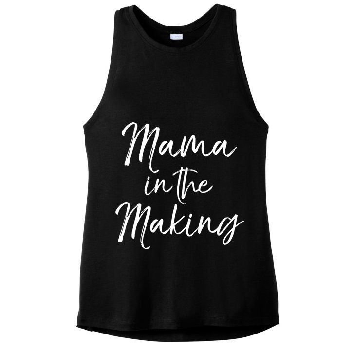Cute Pregnancy Gift For Pregnant Moms Mama In The Making Gift Ladies PosiCharge Tri-Blend Wicking Tank