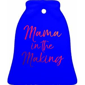 Cute Pregnancy Gift For Pregnant Moms Mama In The Making Cool Gift Ceramic Bell Ornament