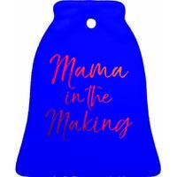 Cute Pregnancy Gift For Pregnant Moms Mama In The Making Cool Gift Ceramic Bell Ornament