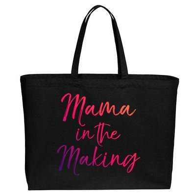 Cute Pregnancy Gift For Pregnant Moms Mama In The Making Cool Gift Cotton Canvas Jumbo Tote