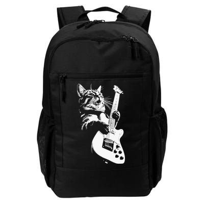 Cat Playing Guitar Backpack