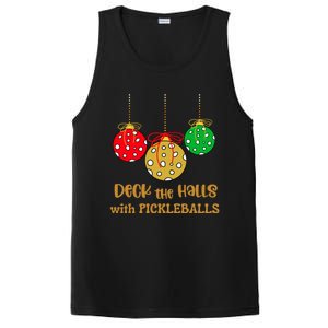 Christmas Pickleball Great Gift Deck The Halls With Pickleballs Gift PosiCharge Competitor Tank