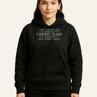 Craps Player Gifts I Shoot Craps & I Know Things Funny Hoodie