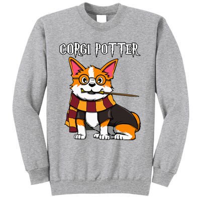 Corgi Potter Gift For Corgi Lovers Tall Sweatshirt