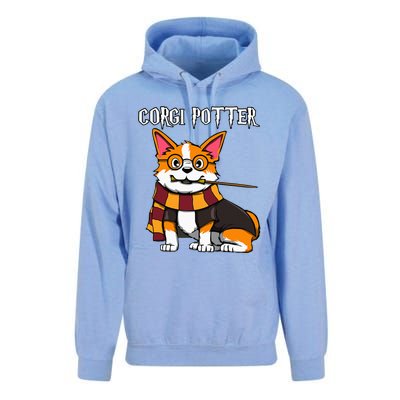 Corgi Potter Gift For Corgi Lovers Unisex Surf Hoodie