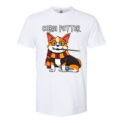 Corgi Potter Gift For Corgi Lovers Softstyle CVC T-Shirt