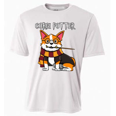 Corgi Potter Gift For Corgi Lovers Cooling Performance Crew T-Shirt