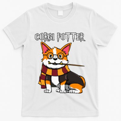 Corgi Potter Gift For Corgi Lovers T-Shirt