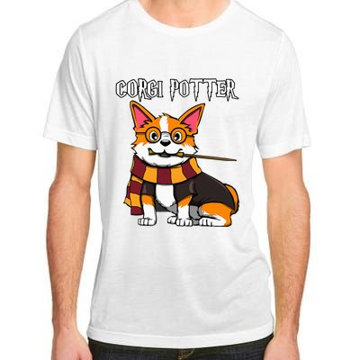 Corgi Potter Gift For Corgi Lovers Adult ChromaSoft Performance T-Shirt