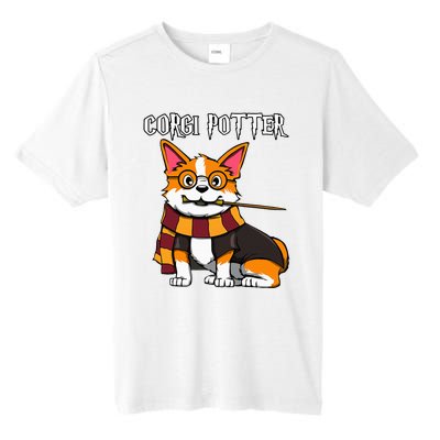 Corgi Potter Gift For Corgi Lovers Tall Fusion ChromaSoft Performance T-Shirt