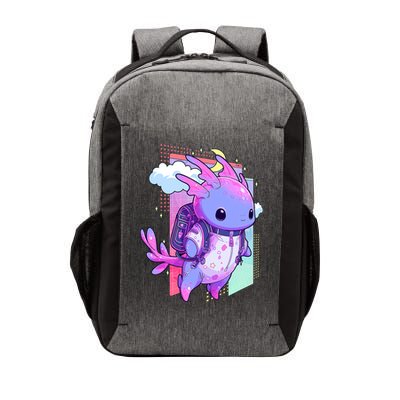 Cute Pastel Goth Space Galaxy Axolotl Nu Goth Aesthetic Vector Backpack