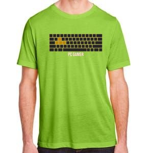 Cool Pc Gamer Computer Gaming Keyboard Wasd Rpg Fps Meaningful Gift Adult ChromaSoft Performance T-Shirt