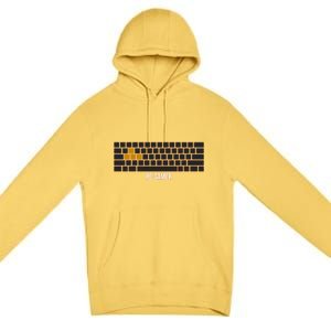 Cool Pc Gamer Computer Gaming Keyboard Wasd Rpg Fps Meaningful Gift Premium Pullover Hoodie