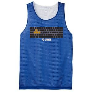 Cool Pc Gamer Computer Gaming Keyboard Wasd Rpg Fps Meaningful Gift Mesh Reversible Basketball Jersey Tank