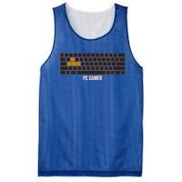 Cool Pc Gamer Computer Gaming Keyboard Wasd Rpg Fps Meaningful Gift Mesh Reversible Basketball Jersey Tank