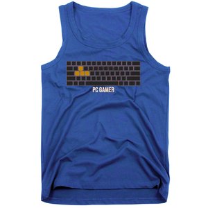 Cool Pc Gamer Computer Gaming Keyboard Wasd Rpg Fps Meaningful Gift Tank Top