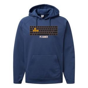 Cool Pc Gamer Computer Gaming Keyboard Wasd Rpg Fps Meaningful Gift Performance Fleece Hoodie