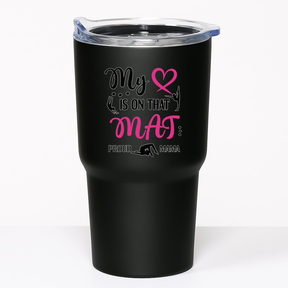 Cute Proud Gymnastics Mama Gymnastics Mom Tumbler