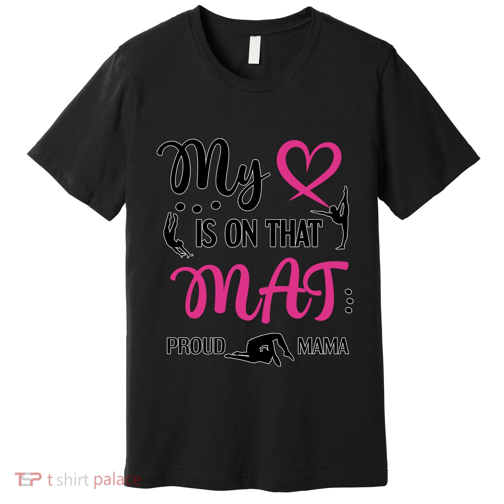 Cute Proud Gymnastics Mama Gymnastics Mom Premium T-Shirt