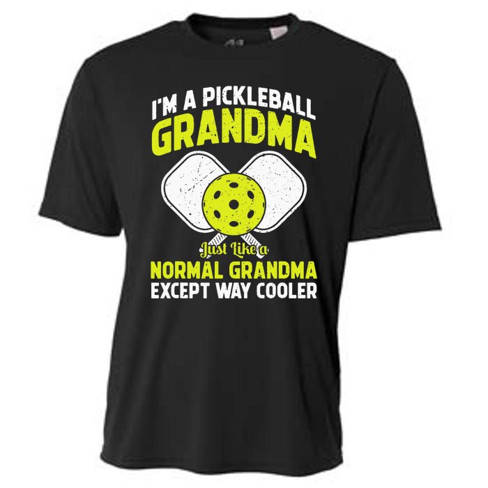 Cool Pickleball Grandma Art For Mom Pickleball Player Cooling Performance Crew T-Shirt