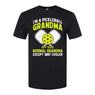 Cool Pickleball Grandma Art For Mom Pickleball Player Softstyle® CVC T-Shirt