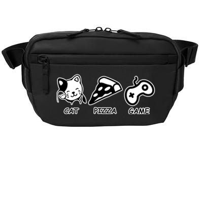 Cat Pizza Game Gift Crossbody Pack