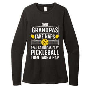 Cool Pickleball Grandpa Paddle Sport Pickleball Player Womens CVC Long Sleeve Shirt