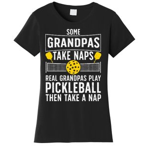 Cool Pickleball Grandpa Paddle Sport Pickleball Player Women's T-Shirt