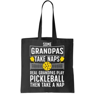 Cool Pickleball Grandpa Paddle Sport Pickleball Player Tote Bag