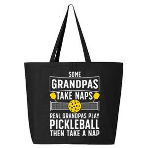 Cool Pickleball Grandpa Paddle Sport Pickleball Player 25L Jumbo Tote