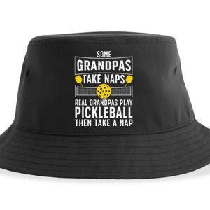 Cool Pickleball Grandpa Paddle Sport Pickleball Player Sustainable Bucket Hat