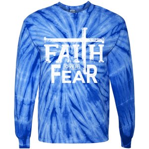 Christian Patriot Gift Tie-Dye Long Sleeve Shirt