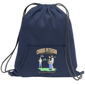 Chubbs Peterson Golf Academy ItS All In The Hips Sweatshirt Cinch Pack Bag