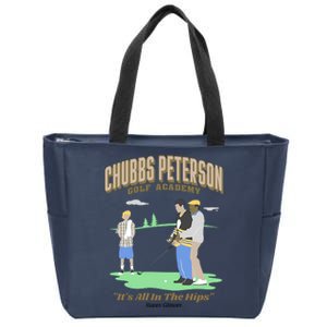 Chubbs Peterson Golf Academy ItS All In The Hips Zip Tote Bag