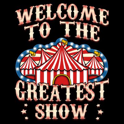 Circus Party Gift Clown Lion Fire Ring Acrobat Funny T-Shirt