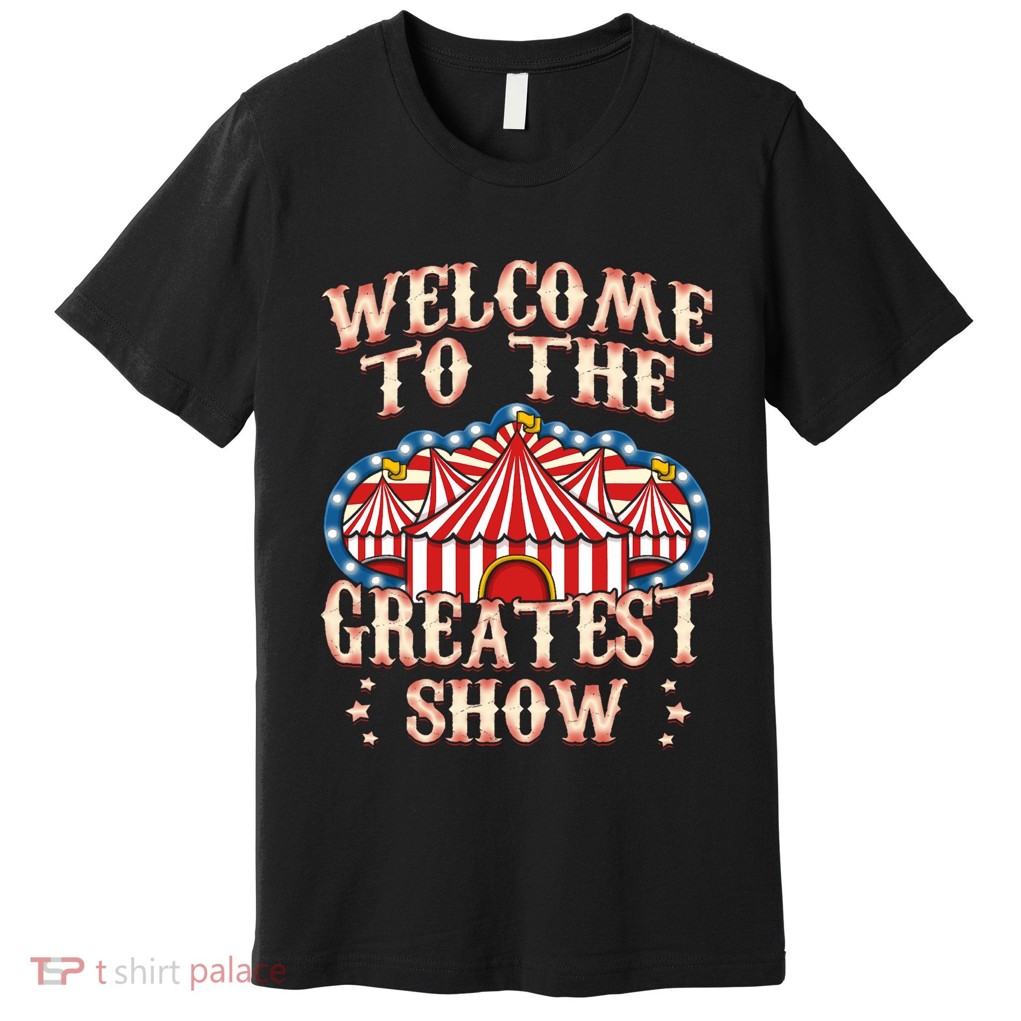 Circus Party Gift Clown Lion Fire Ring Acrobat Funny Premium T-Shirt