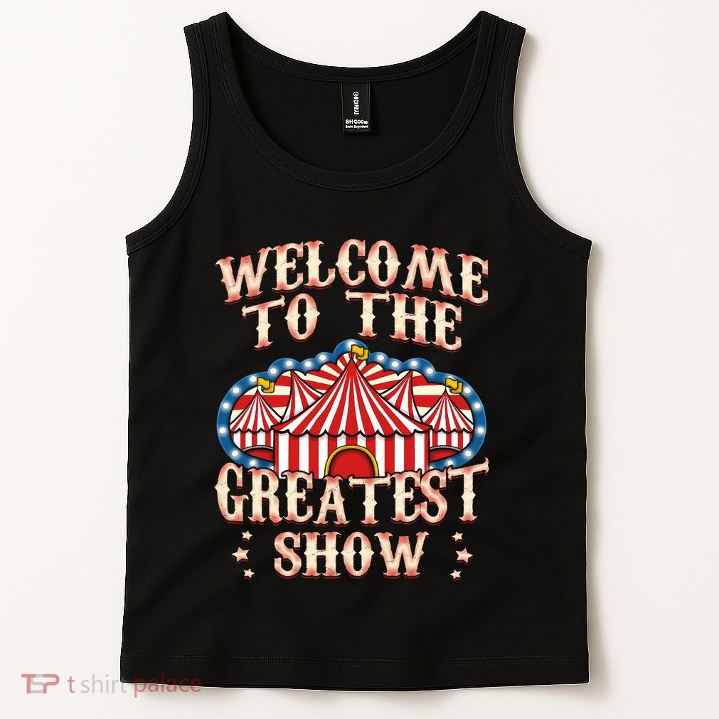 Circus Party Gift Clown Lion Fire Ring Acrobat Funny Tank Top