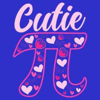 Cutie Pi Geeky Math Nerdy Teacher Funny Pi Day Gift 16 in Basic Backpack