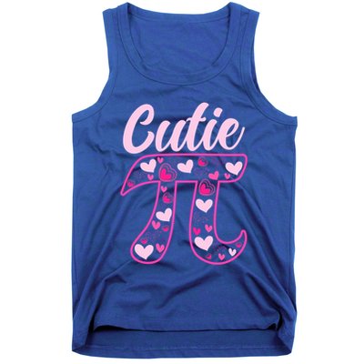 Cutie Pi Geeky Math Nerdy Teacher Funny Pi Day Gift Tank Top