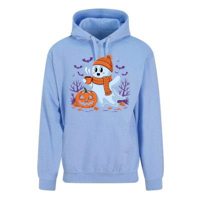 Cute Pumpkin Ghost Ing Coffee Halloween Ghost Fall Fans Gift Unisex Surf Hoodie