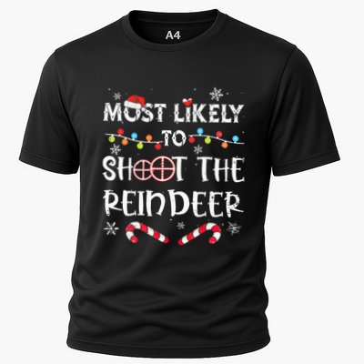 Christmas Party Game Reindeer Shooting Contest Performance Shirt
